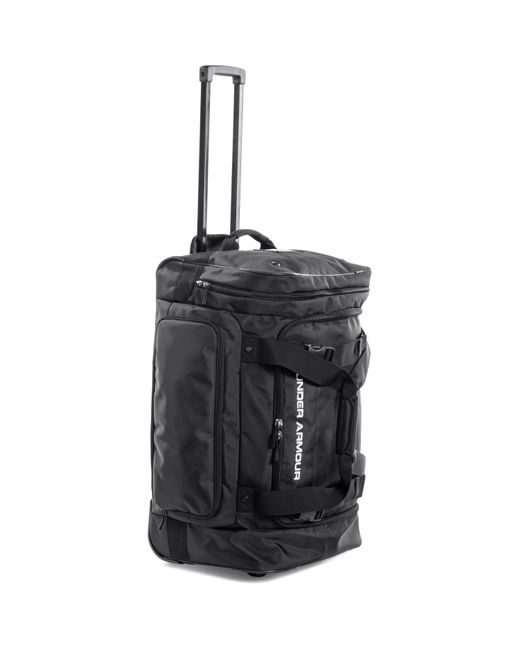 Under Armour Black Ua Road Game Xl Wheeled Duffle for men