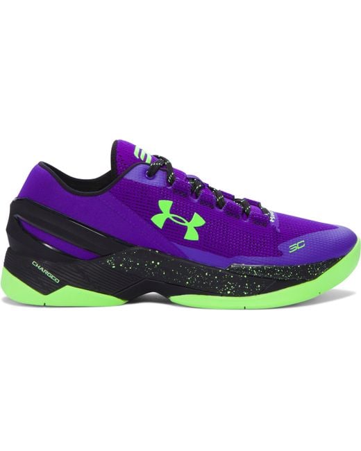 Under Armour Purple Men's Ua Curry Two Low Basketball Shoes for men