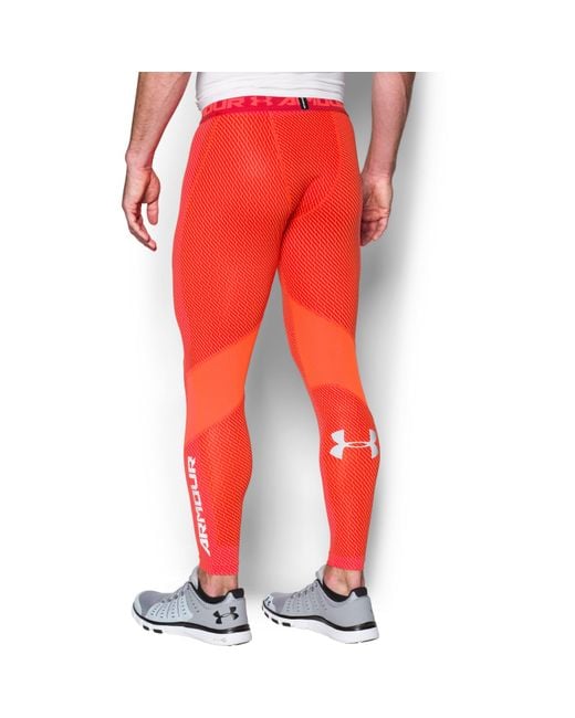 Under Armour Men's Ua Coolswitch Compression Leggings in Orange for Men |  Lyst