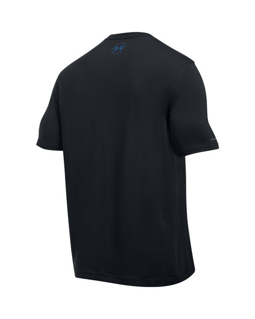 Under Armour Men's Ua Freedom Thin Blue Line T-shirt in Black for Men | Lyst