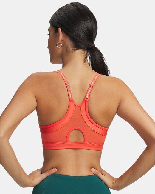 Under Armour Red Infinity 2.0 Low Sports Bra Venom Posh