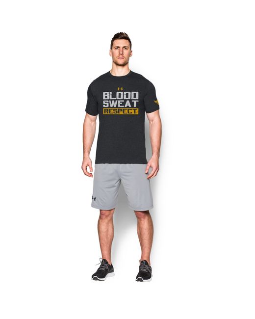 Under Armour Men's Ua X Project Rock Blood Sweat Respect T-shirt in Black  for Men | Lyst Canada