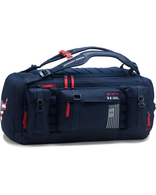 Under Armour Blue Ua X Project Rock Freedom Range Duffle for men