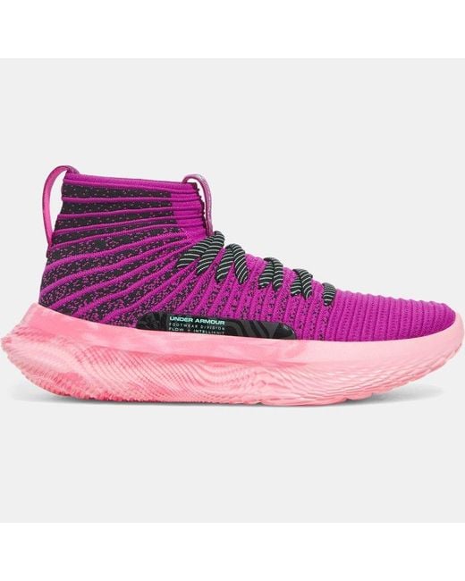 Zapatillas De Baloncesto Futr X Elite Andromeda Negro Comet Verde Under Armour de color Purple
