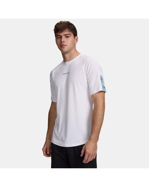 Under Armour White Challenger Elite Short Sleeve Boundless for men
