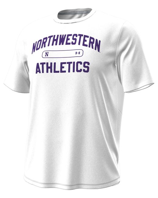 Under Armour White Ua Knockout Collegiate Short Sleeve for men