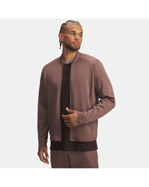 Under Armour Brown Curry Travel Jacket Sierra Taupe Sierra Taupe for men