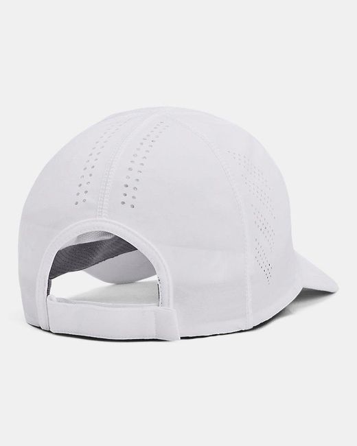 Cappello Velociti Low Adjustable Da Uomo Riflettente di Under Armour in White da Uomo
