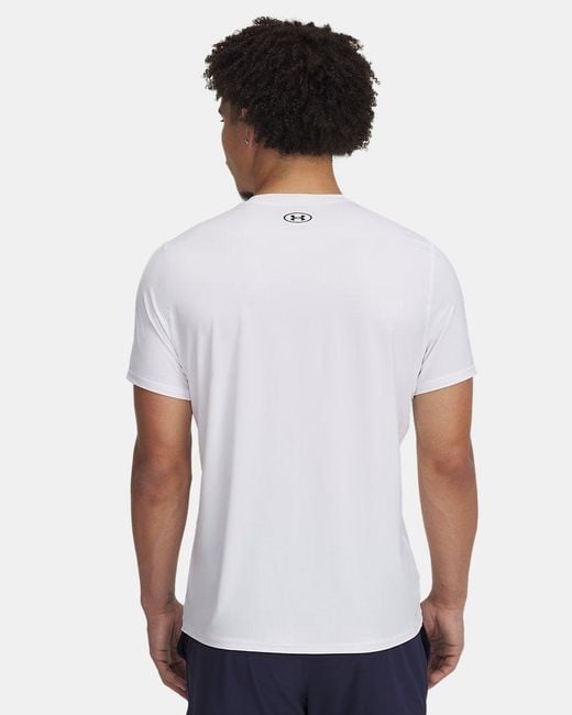 Under Armour White Heatgear Fitted Short Sleeve for men