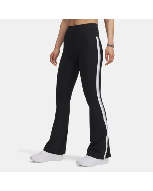 Under Armour Black Motion Sport Tape Flare Pants