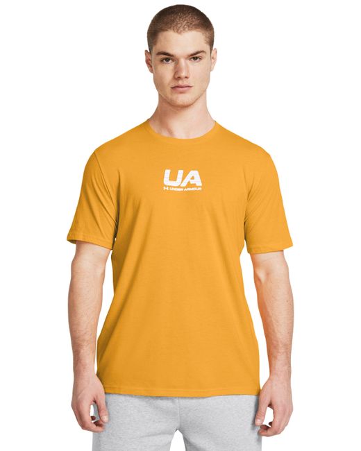 Under Armour Yellow Ua Archive Vintage Short Sleeve for men