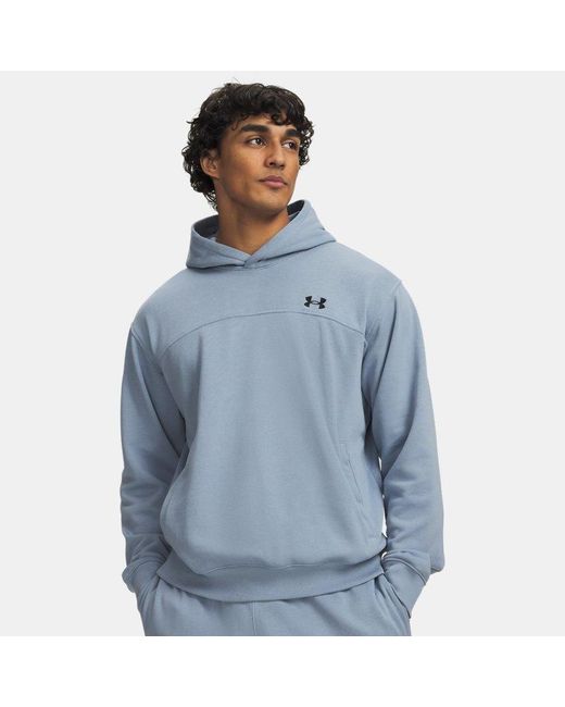 Under Armour Blue Ua Rival Lightweight Hoodie for men