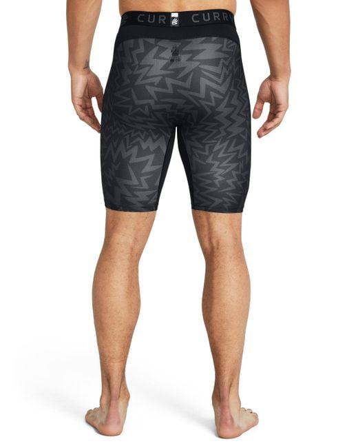 Under Armour Blue Curry Heatgear® Printed Shorts for men