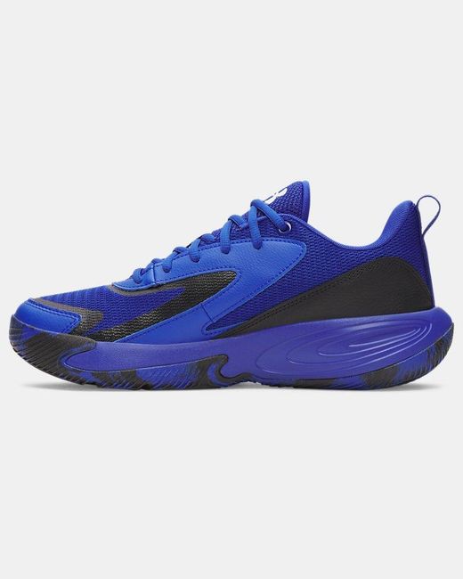 Under Armour Blue Lockdown 8 Basketball Shoes Royal