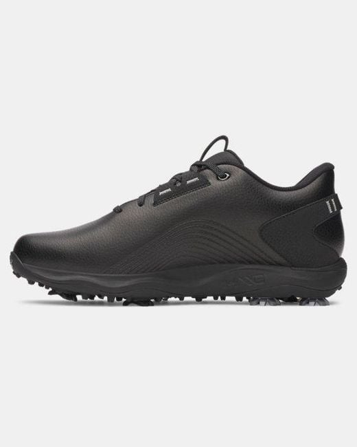 Under Armour Black Drive Fade 2 Golf Shoes Metallic Gun Metal for men