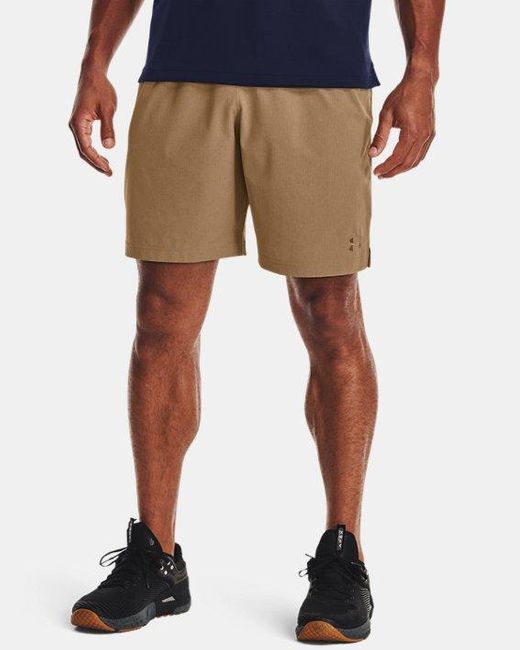 Under Armour Ua Motivator Vented Coach's Shorts in Brown for Men | Lyst