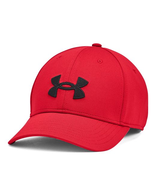 Under Armour Red Blitzing Adjustable Cap for men