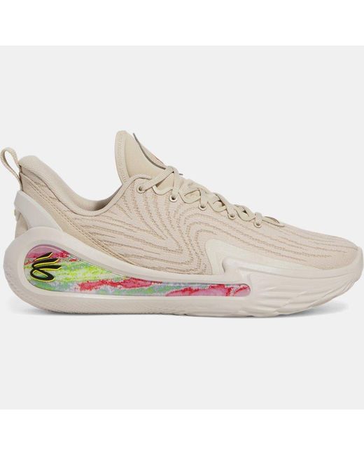 Under Armour Brown Curry 12 'Saturn' Basketball Shoes Sandstorm Summit