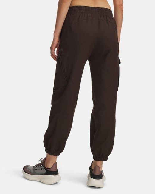 Pantalón Unstoppable Cargo Para Mujer Kona Marron Negro Under Armour de color Brown