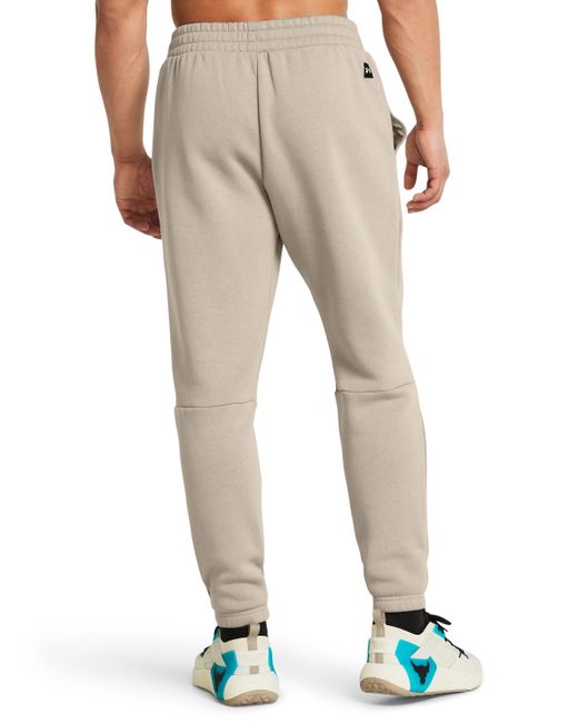 Under Armour Natural Project Rock Essential Fleece joggers for men
