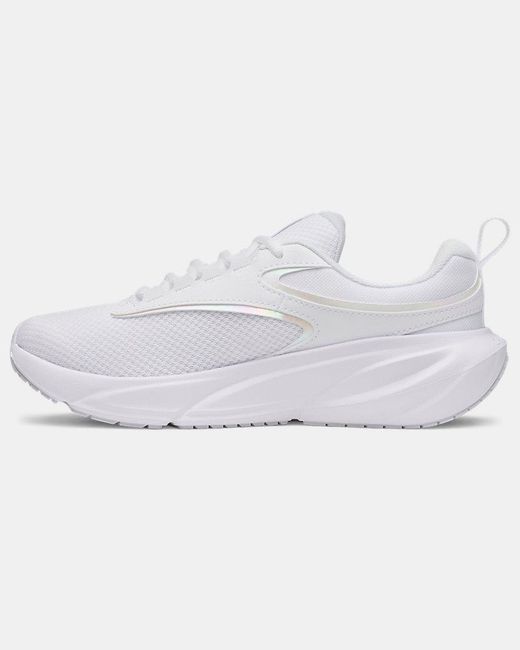 Under Armour White Surge Running Shoes Iridescent