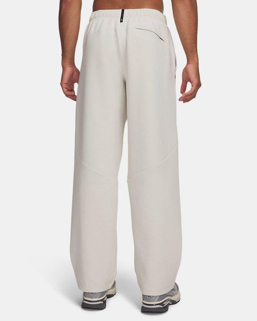 Under Armour Gray Ua Unstoppable Fleece Pants for men
