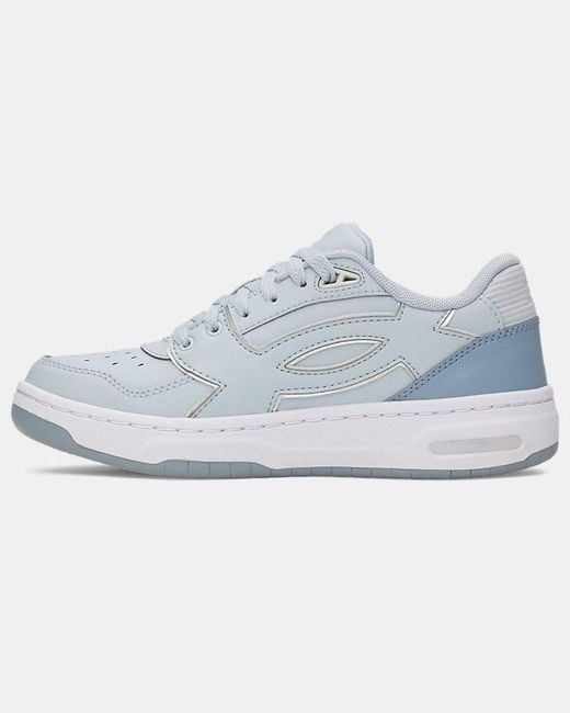 Under Armour Blue Flex Shoes Fog Wind Metallic