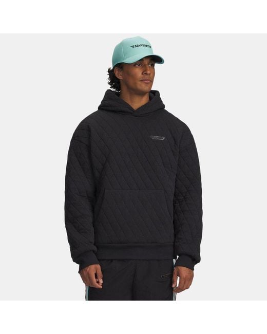 Under Armour Black Ua X Mansory Heavyweight Terry Hoodie for men