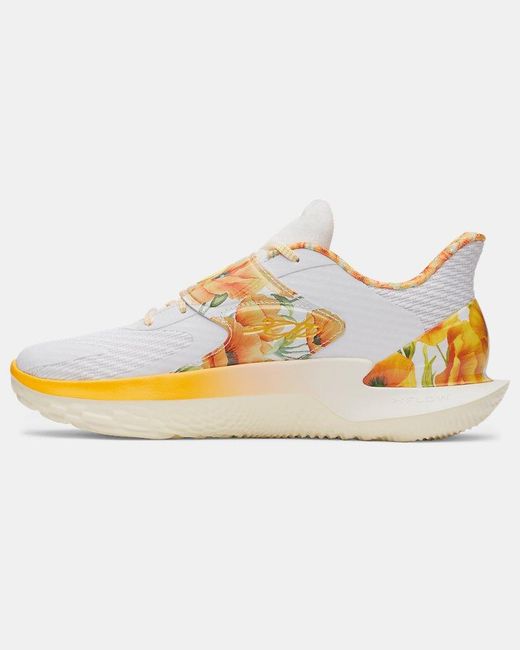 Under Armour Yellow D. Fox 2 'Poppy' Basketball Shoes Campus
