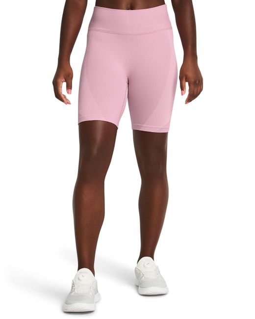 Pantalón corto vanish elite seamless Under Armour de color Pink