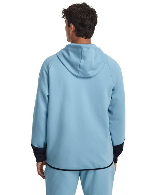 Under Armour Blue Unstoppable Fleece Full-zip for men