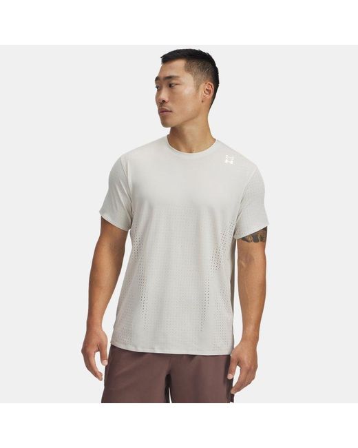 Camiseta De Manga Corta Halo Vent Para Hombre Summit Reflectante Under Armour de hombre de color White