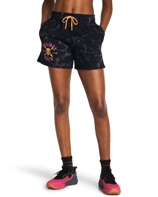Under Armour Blue Project Rock Terry Underground Shorts