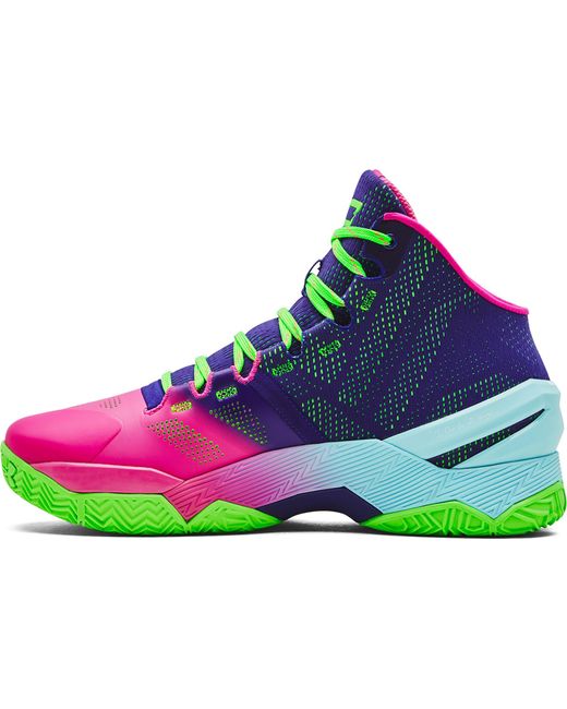 Under Armour Blue Curry 2 Basketball Shoes