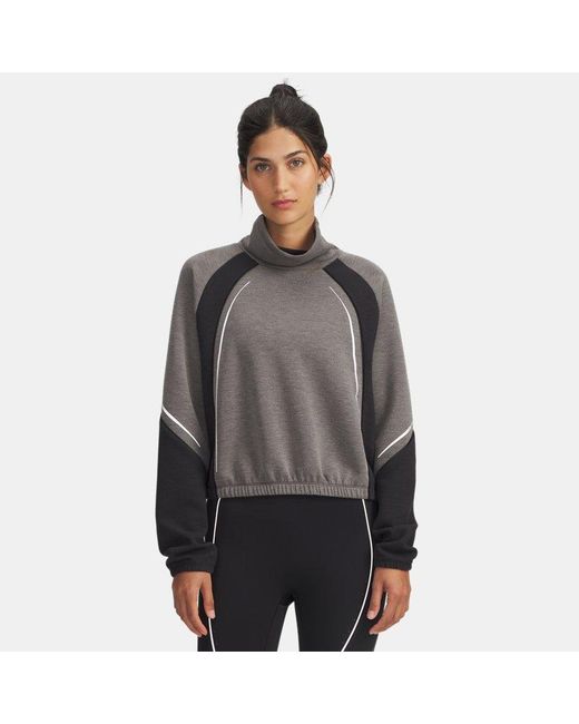Under Armour Gray Halo Cold Weather Long Sleeve Mock Reflective