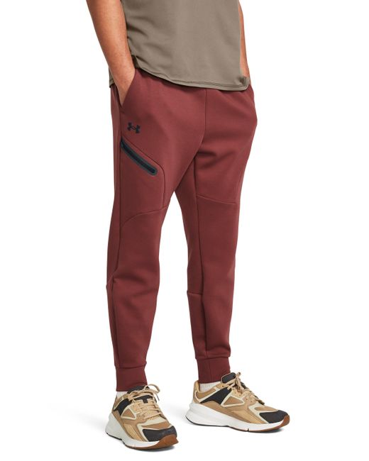 Under Armour Red Unstoppable Fleece joggers for men