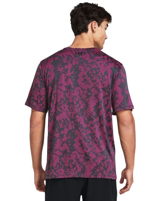 Camiseta de manga corta techTM vent geode Under Armour de hombre de color Purple