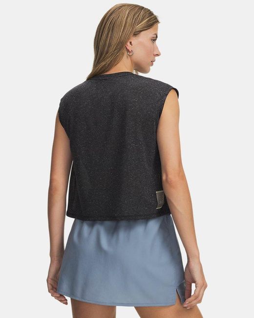 Under Armour Black Halo Run Aeris Sleeveless Ultimate Reflective