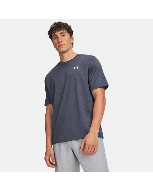 Under Armour Blue Tech Vent Short Sleeve Midnight for men
