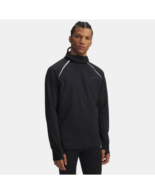 Under Armour Black Velociti Pro Cold Weather Balaclava Hoodie Reflective for men