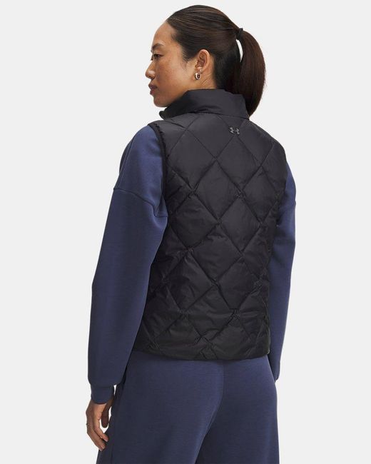 Veste Sans Manches En Duvet Legend Pour Femme Castlerock Under Armour en coloris Blue