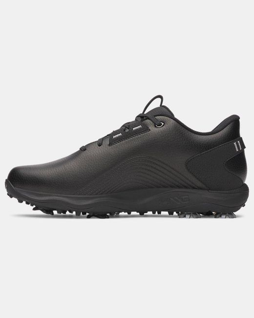 Under Armour Black Drive Fade 2 Golf Shoes Metallic Gun Metal for men