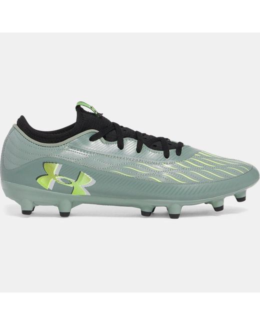 Under Armour Green Magnetico Select 4 Fg Soccer Cleats Silica Silica High Vis