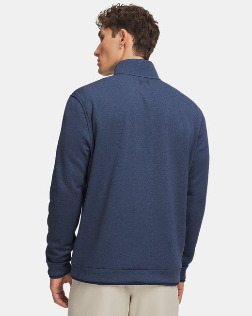 Under Armour Blue Ua Sweaterfleece 1⁄4 Zip for men