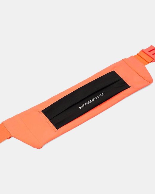 Under Armour Orange Velociti Run Belt Electric Tangerine Electric Tangerine Capri