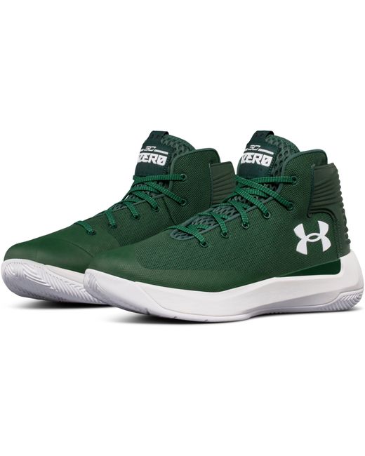 Green under hotsell armour basketball shoes