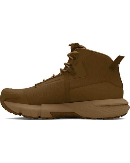 Under Armour Brown Valsetz Mid Tactical Boots for men