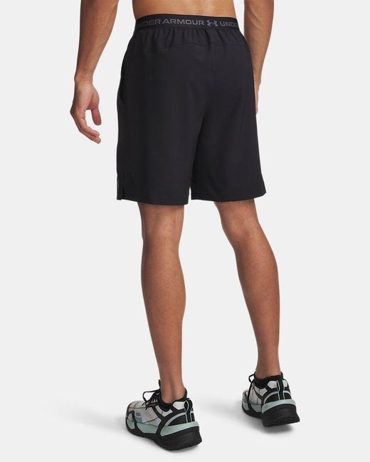 Under Armour Black Ua Vanish Woven 2.0 8" Shorts for men