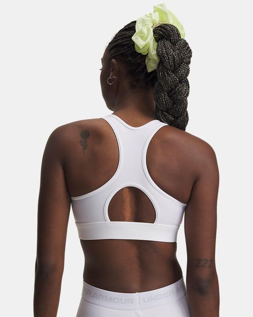 Under Armour Brown Heatgear Mid Sports Bra Halo