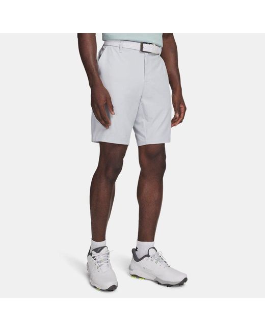Under Armour White Drive Tapered Shorts Halo Halo for men